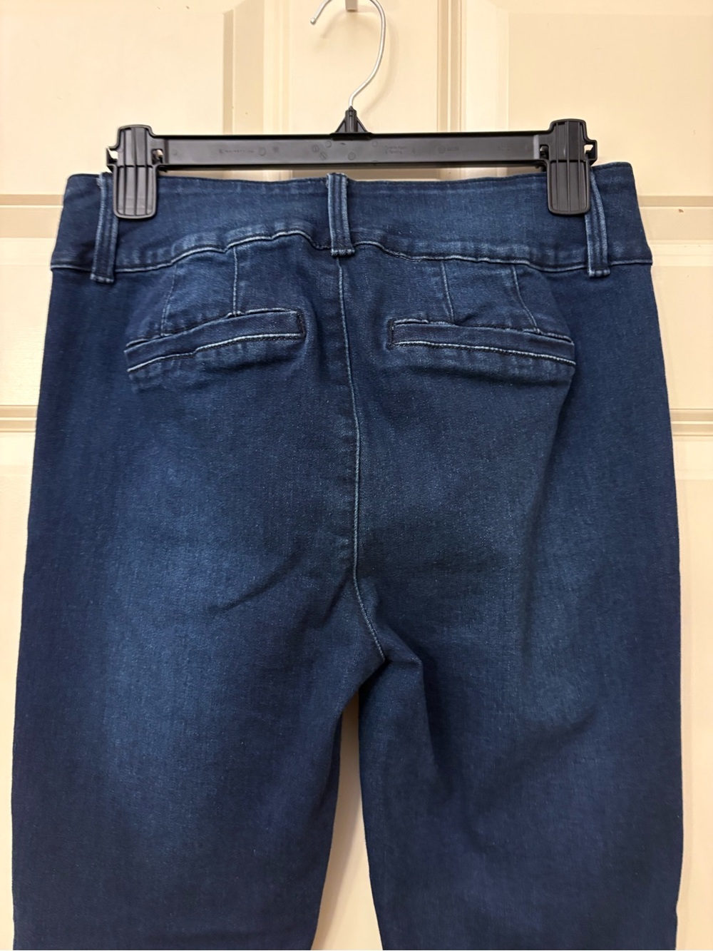 JustFab Dark Indigo High-Rise Skinny Jeans - Picture 4 of 7